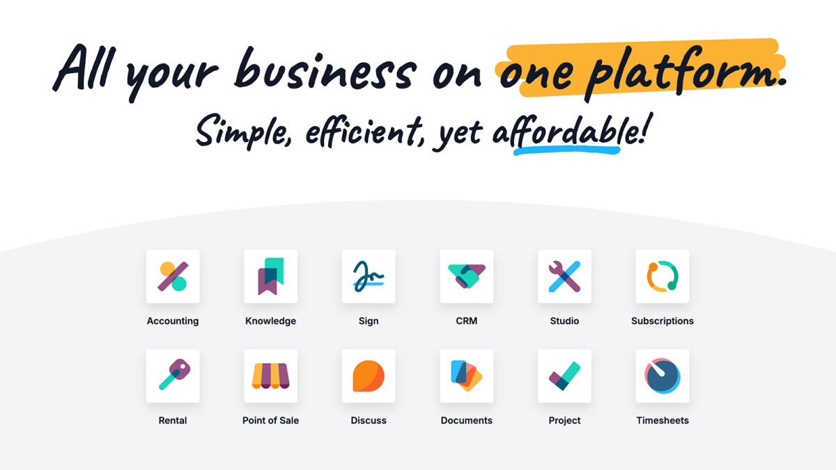 What makes Odoo different in managing CRM processes?